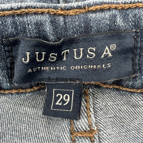 Just USA Distressed Skinny Jeans Size 29 Women’s - Picture 2 of 5